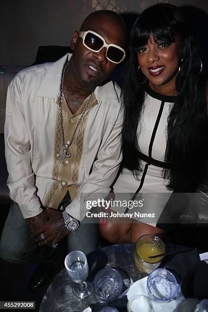 Treach and Cicely Evans attend the Christopher Suave Fashion Week Event Hosted By Perez Hilton at Level R on September 11, 2014 in New York City.