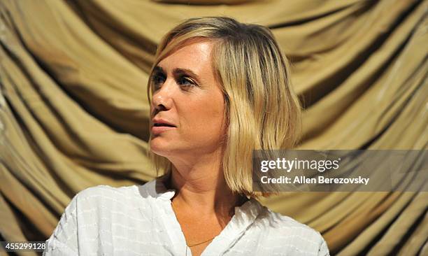 Actress Kristen Wiig attends a special screening of "The Skeleton Twins" and Q&A session as part of Film Independent presented by LACMA at Bing...