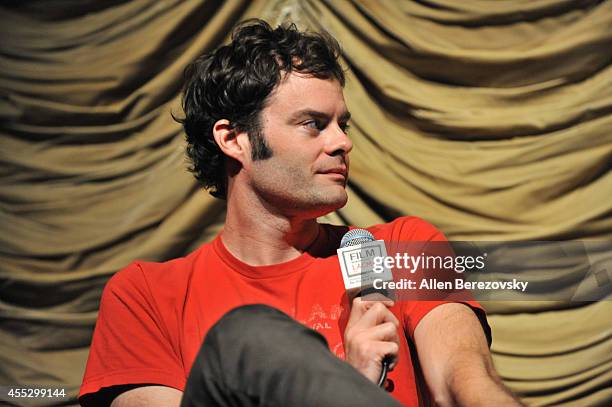 Actor Bill Hader attends a special screening of "The Skeleton Twins" and Q&A session as part of Film Independent presented by LACMA at Bing Theatre...