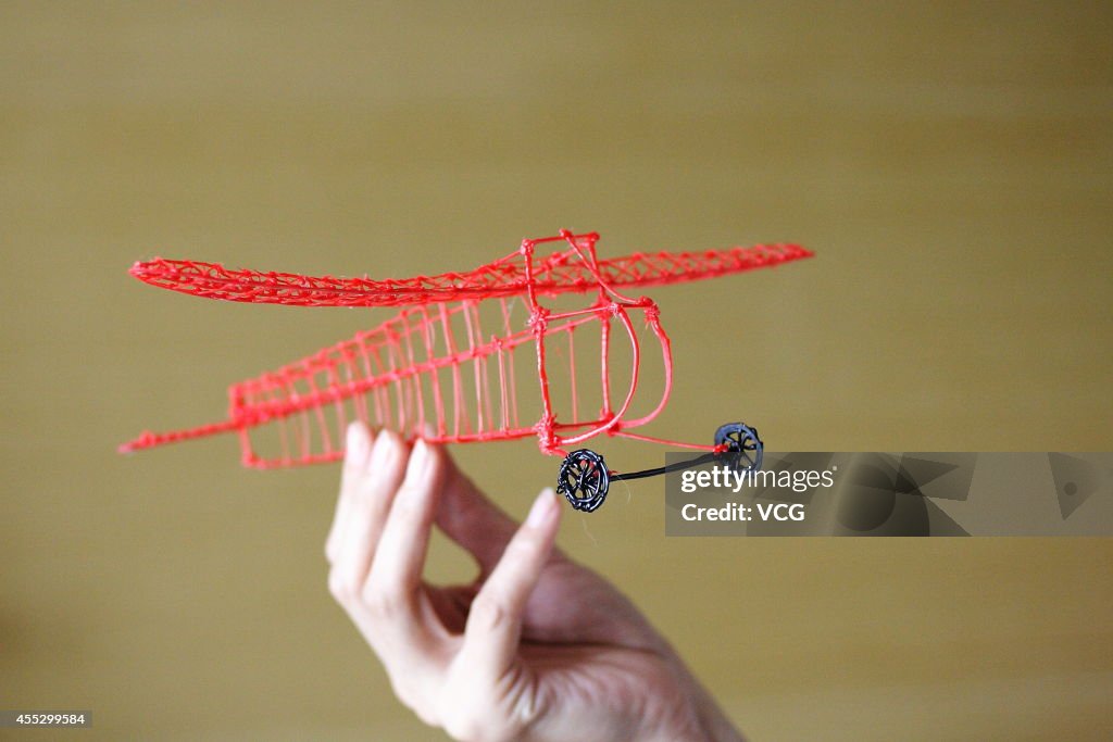 Works Created By 3D Printing Pen Are Seen In Beijing