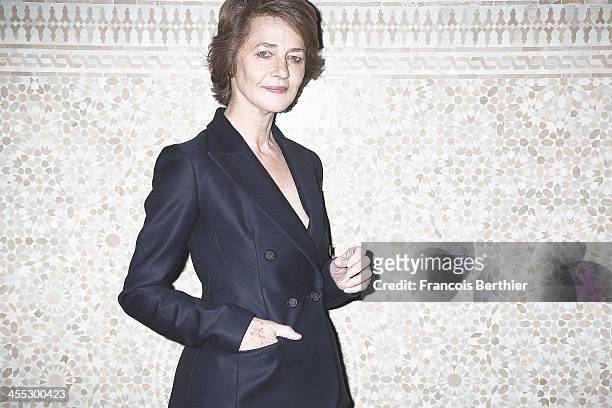 Actress Charlotte Rampling is photographed for Self Assignment during the 13th Marrakech Film Festival on December 2, 2013 in Marrakech, Morocco.