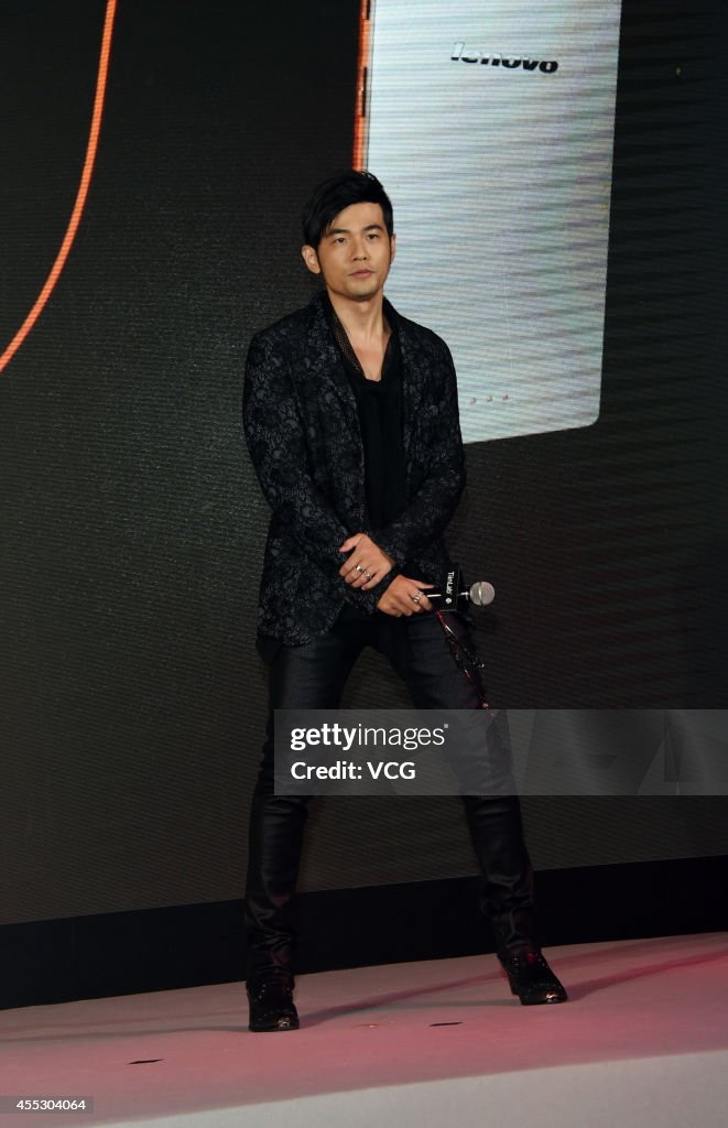 Jay Chou Attends Commercial Activity Of Lenovo In Beijing