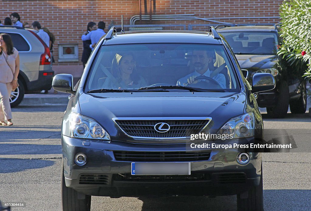 Spanish Royals Leonor and Sofia Attend First Day of School