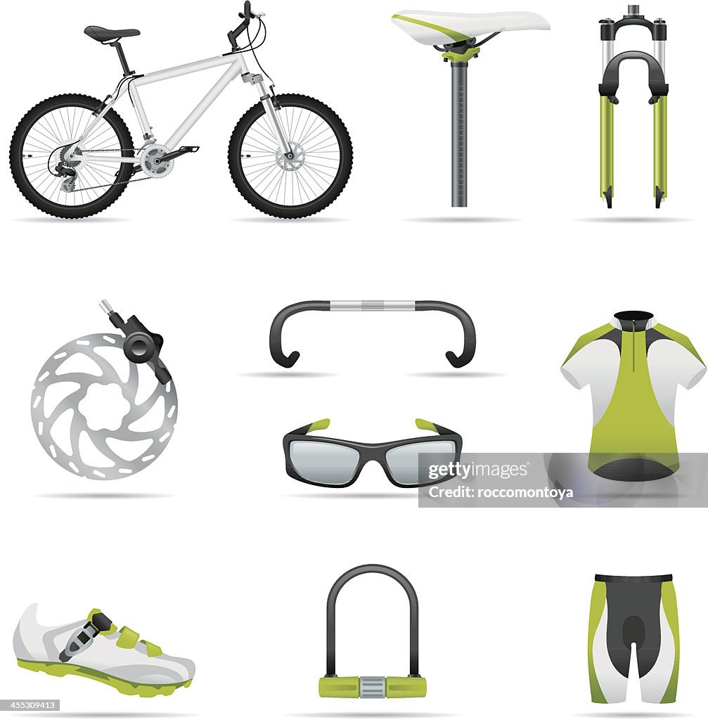 Icon set, bike 01 (great detail)