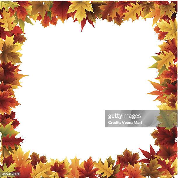 Fall Frame Decor Vector Fall Background Frame High-Res Vector Graphic - Getty Images