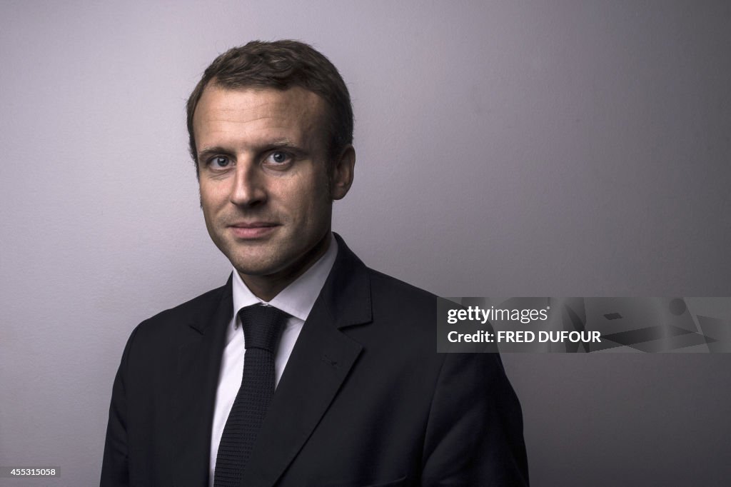 FRANCE-GOVERNMENT-ECONOMY-MACRON-PORTRAIT