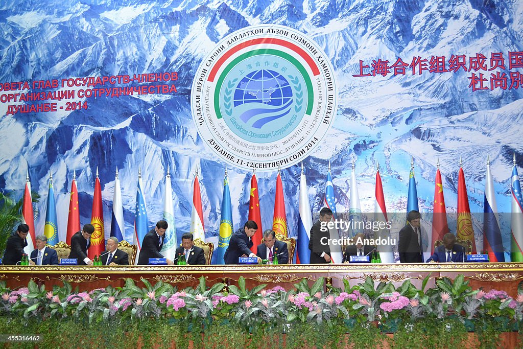 Shanghai Cooperation Organization (SCO) Summit in Tajikistan