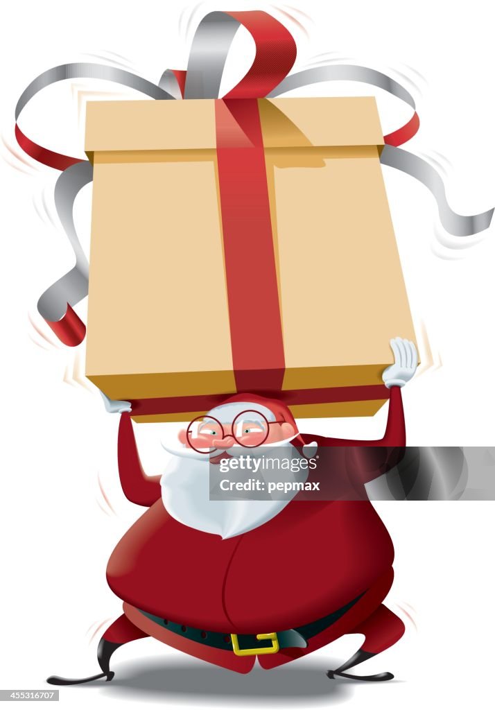Santa Claus brings a HUGE GIFT for you