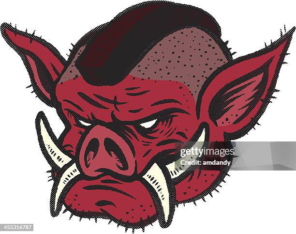 Arkansas Razorbacks Mohawk 104 Razorback Mascot Stock Photos, High-Res Pictures, and Images ...