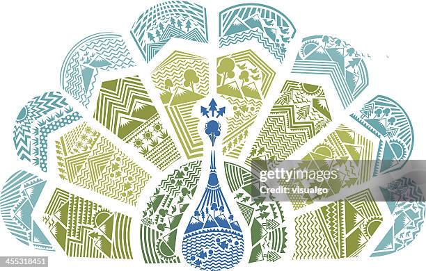peacock - peacock stock illustrations