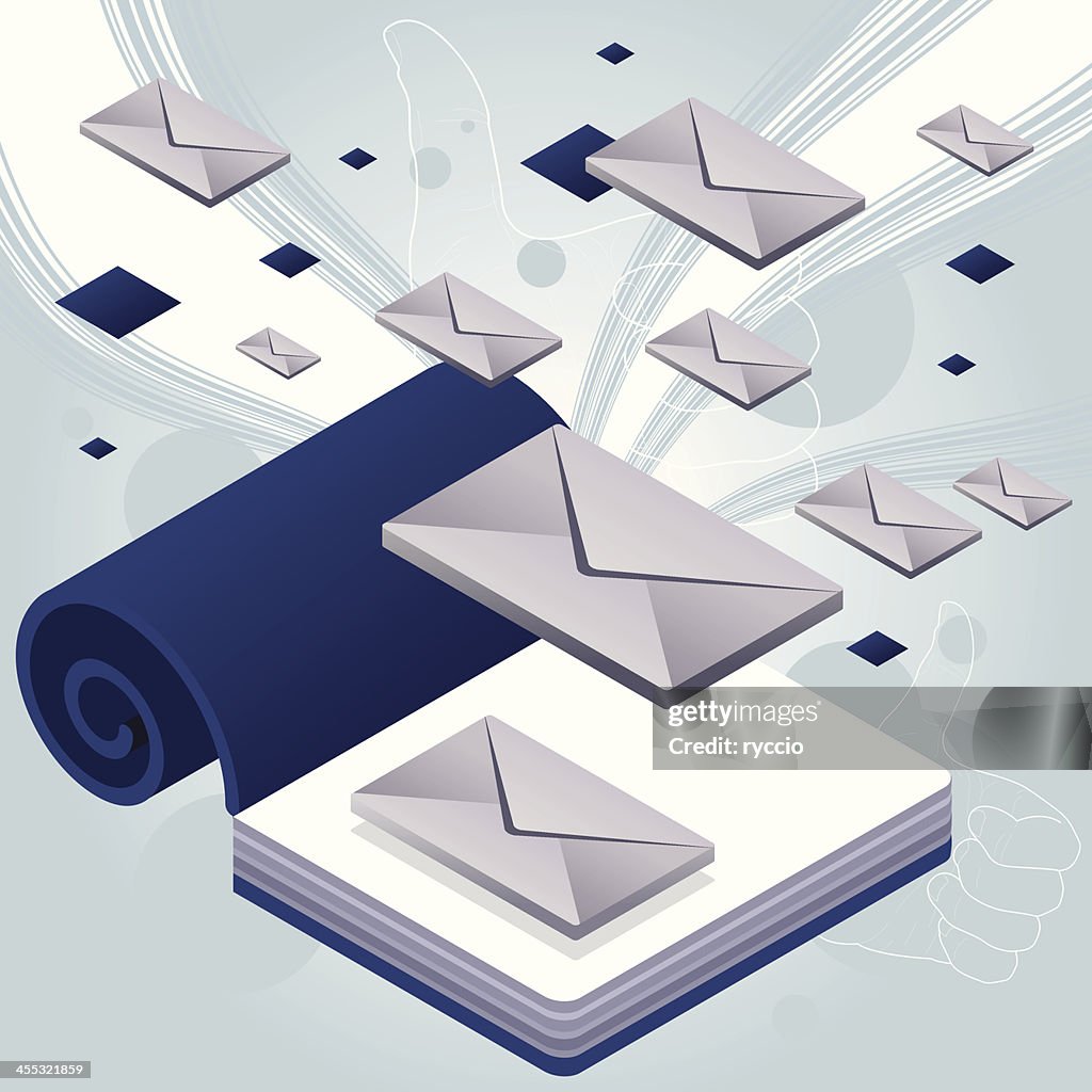 Book e-mail storm