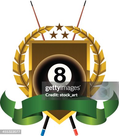 Billiard emblem Billiard emblem