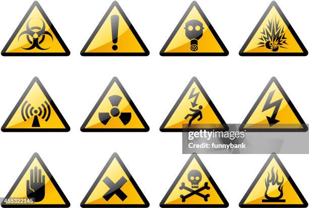 Biohazard Sign Variations Biohazard Symbols High-Res Vector Graphic - Getty Images