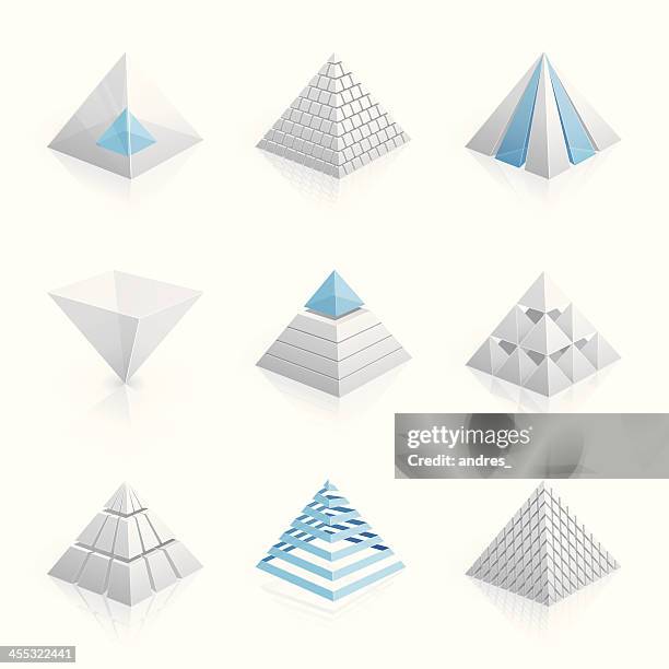 710 Pyramid Shape And White Background High Res Illustrations