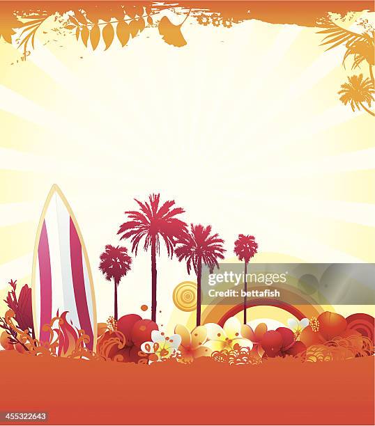 exotic background - surfboard texture stock illustrations