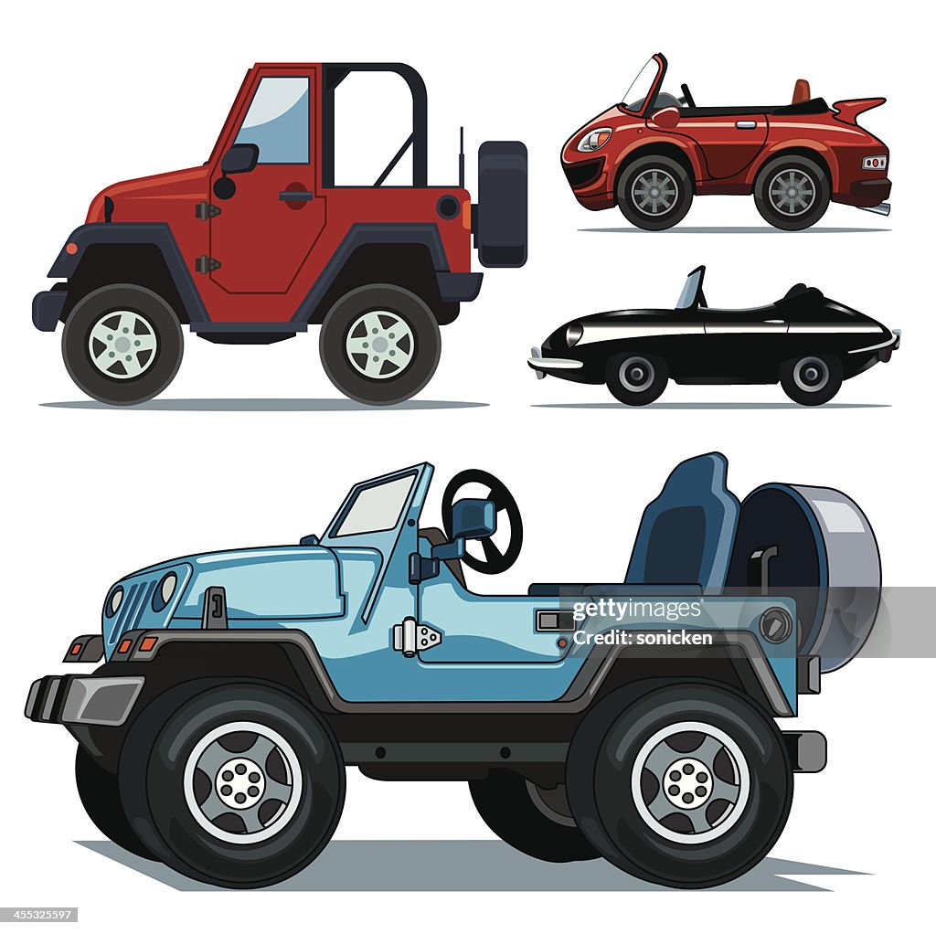 Convertible cars collection