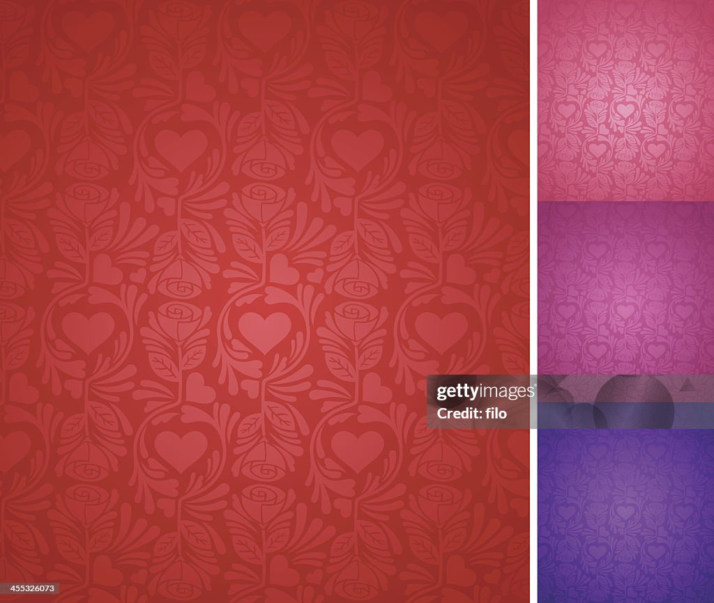 Seamless Elegant Valentine's Day Background