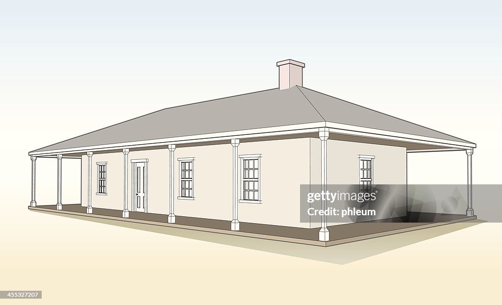 Onestory Building High-Res Vector Graphic - Getty Images