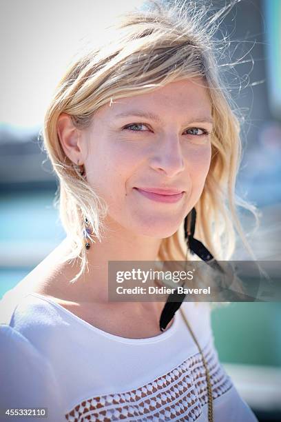 Alexia Barlier attends the photocall of 'Falco' as part of 16th Festival of TV Fiction of La Rochelle on September 12, 2014 in La Rochelle, France.