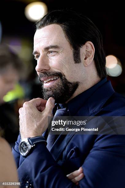 Actor John Travolta attends "The Forger" premiere during the 2014 Toronto International Film Festival at Roy Thomson Hall on September 12, 2014 in...