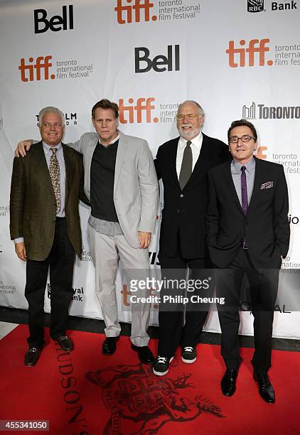 Producers Eugene Musso, Al Corley, Executive Producer Jonathan Dana and Producer Bart Rosenblatt attend "The Forger" premiere during the 2014 Toronto...