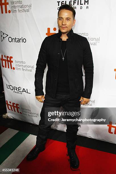 Actor Travis Wade arrives at "The Forger" Premiere during the 2014 Toronto International Film Festival held at Roy Thomson Hall on September 12, 2014...