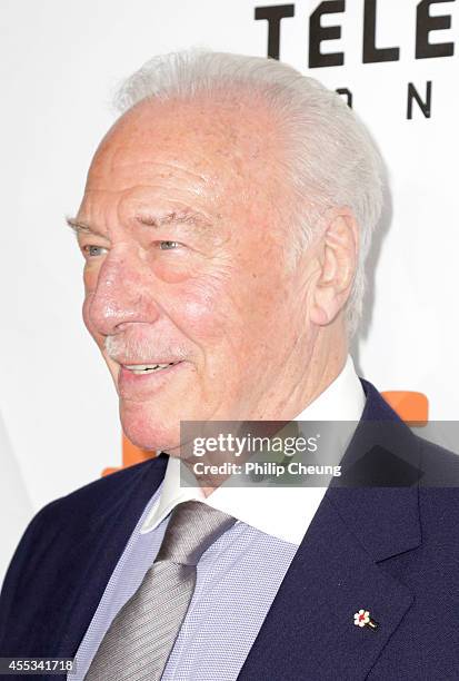 Actor Christopher Plummer attends "The Forger" premiere during the 2014 Toronto International Film Festival at Roy Thomson Hall on September 12, 2014...