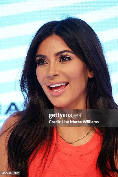 Kim Kardashian attends the Kardashian Kollection Spring Launch at Westfield Parramatta on September 13, 2014 in Sydney, Australia.