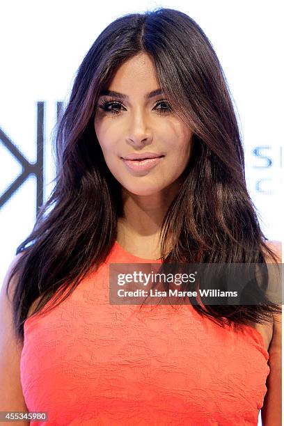 Kim Kardashian attends the Kardashian Kollection Spring Launch at Westfield Parramatta on September 13, 2014 in Sydney, Australia.