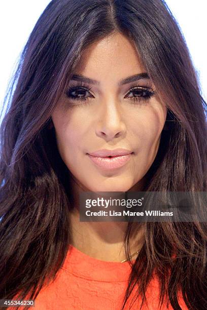 Kim Kardashian attends the Kardashian Kollection Spring Launch at Westfield Parramatta on September 13, 2014 in Sydney, Australia.