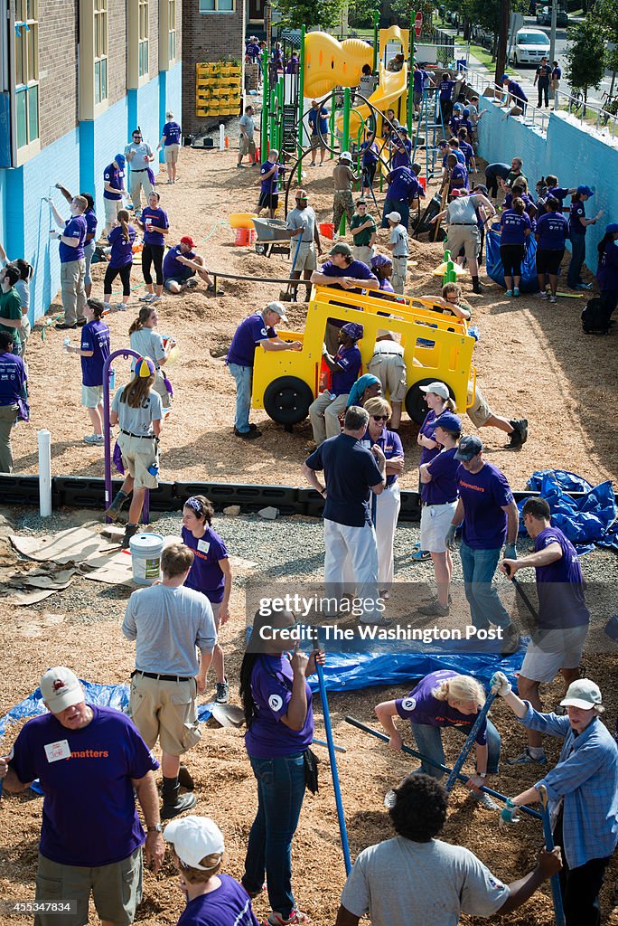 WASHINGTON, DC -  In observation of Sept 11, a day of service w