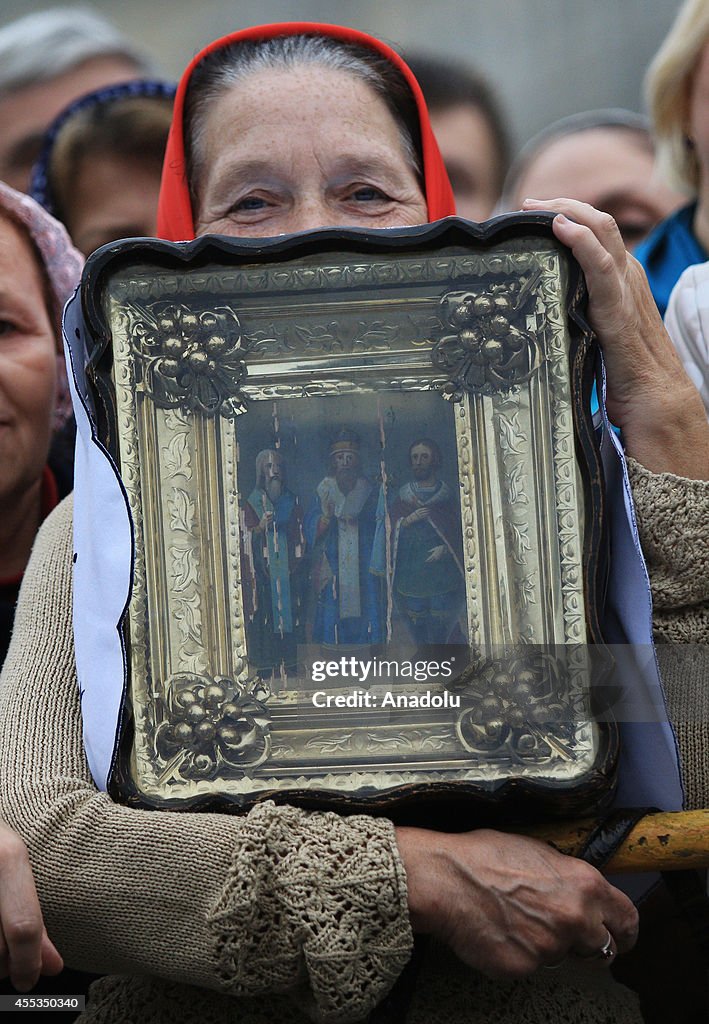 The anniversary of the transfer of St. Alexander Nevsky's in Saint Petersburg