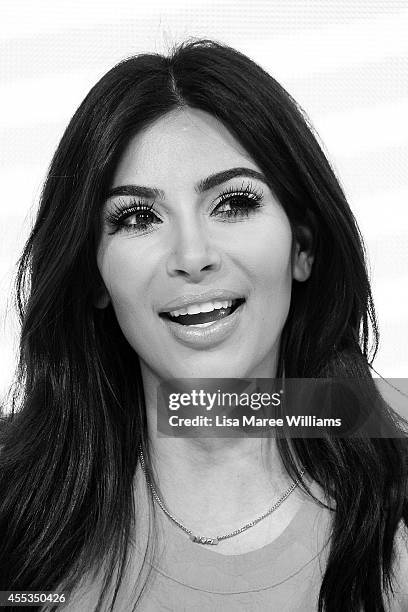 Kim Kardashian attends the Kardashian Kollection Spring Launch at Westfield Parramatta on September 13, 2014 in Sydney, Australia.