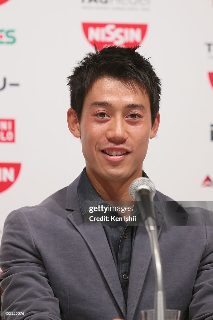 Kei Nishikori Arrives Back To Japan From US Open