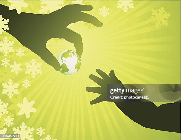 stockillustraties, clipart, cartoons en iconen met giving the world - erfenis