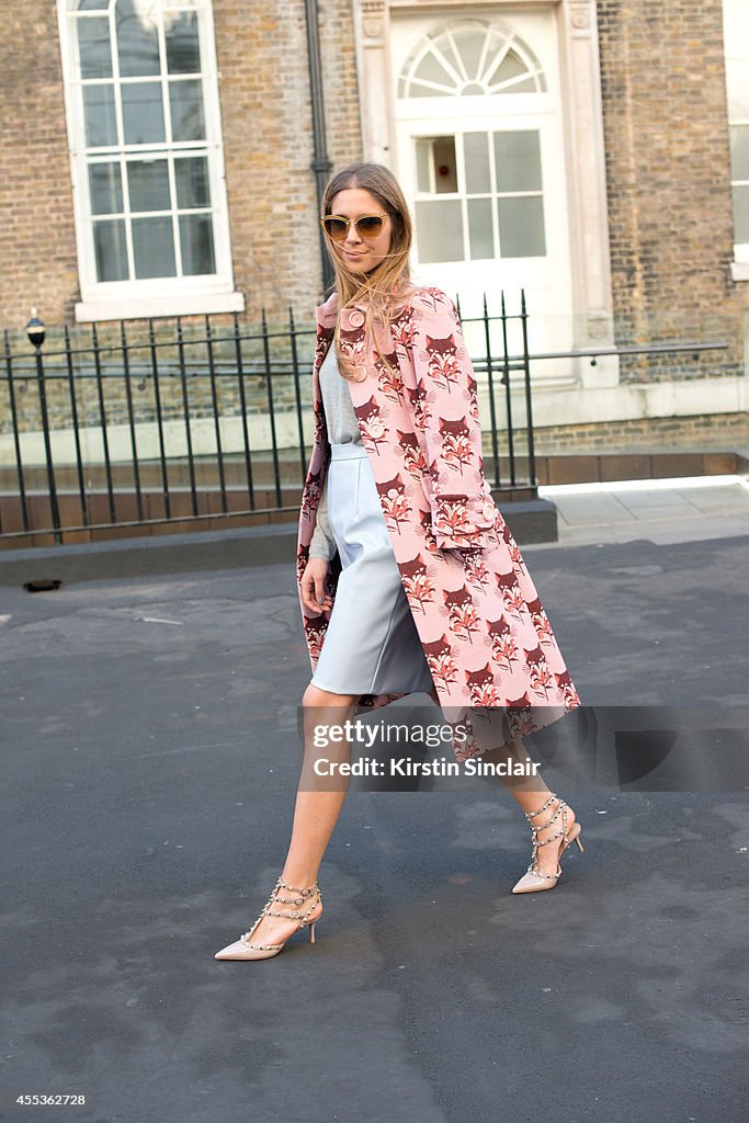 Street Style - London Collections: WOMEN SS15 - September 12 To September 16, 2014