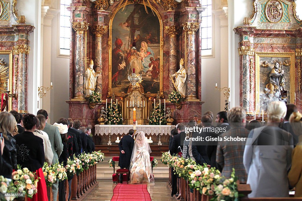 Wedding Of Maria Theresia Princess von Thurn und Taxis And Hugo Wilson