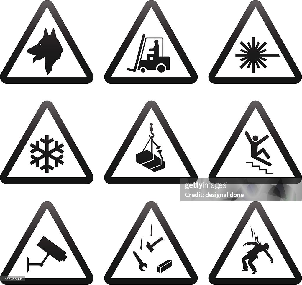 Warning Representation Simple Simple Warning Signs High-Res Vector Graphic - Getty Images