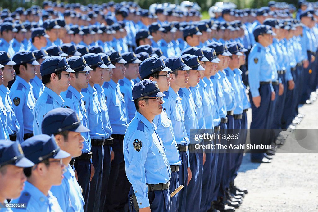 Riot Police Gather To Kitakyushu After Kudo-Kai Yakuza Syndicate Leader Arrest