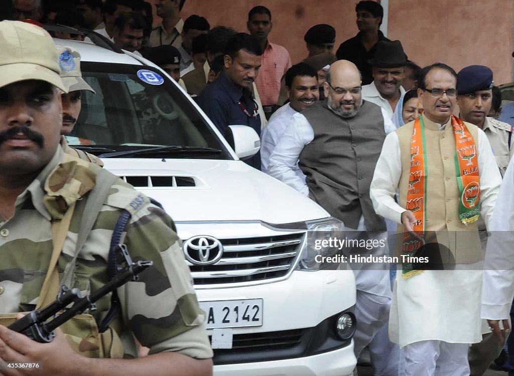 BJP National President Amit Shah Visits Indore