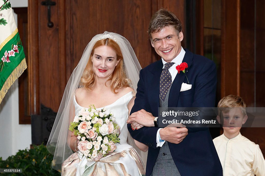 Wedding Of Maria Theresia Princess von Thurn und Taxis And Hugo Wilson