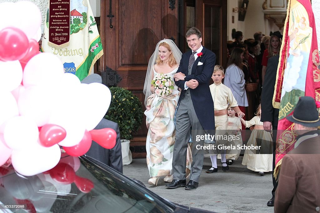 Wedding Of Maria Theresia Princess von Thurn und Taxis And Hugo Wilson