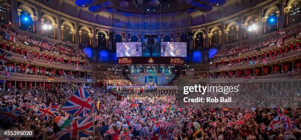 Atmosphere for Last Night Of The Proms at Royal Albert Hall on September 13, 2014 in London, United Kingdom.