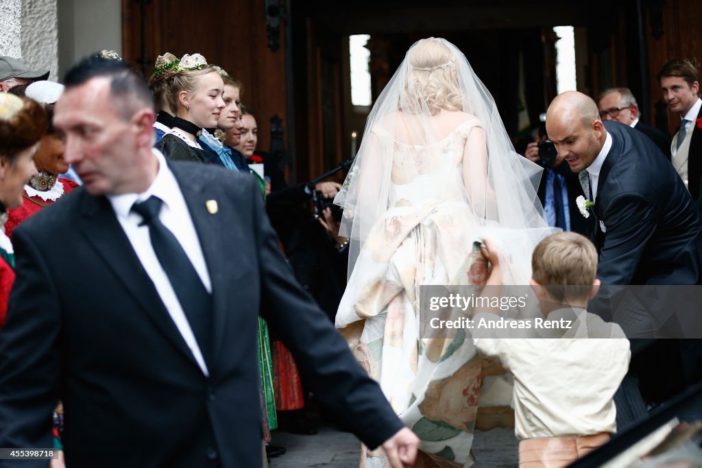 Wedding Of Maria Theresia Princess zu Thurn und Taxis And Hugo Wilson