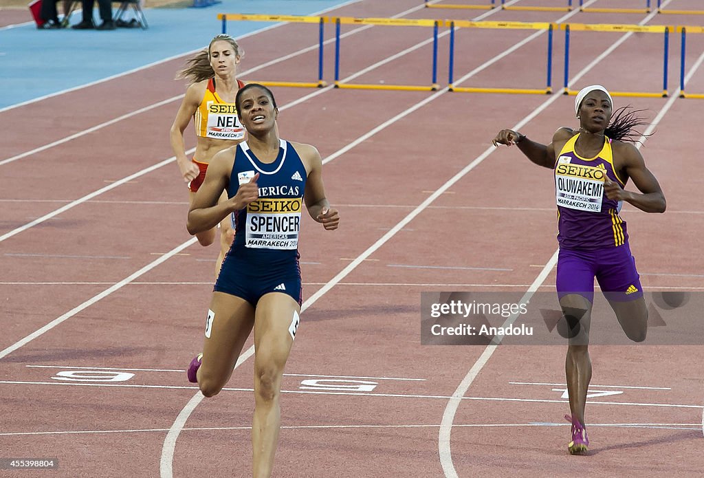 Womens 400m Hurdles of IAAF Continental Cup - Day 1