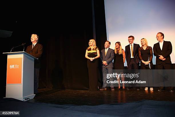 Director/actor Alan Rickman, actors Kate Winslet, Danny Webb, Cinematographer Ellen Kuras, Composer Peter Gregson, Writer Alison Deegan and Producer...