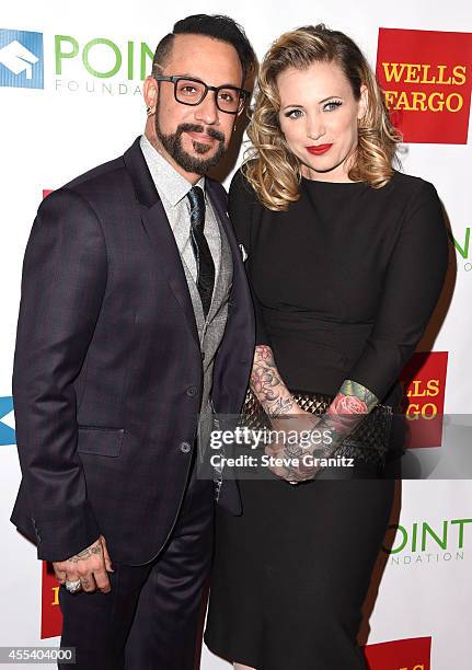 McLean and Rochelle Deanna Karidis arrives at the Point Foundation's Annual "Voices On Point" Fundraising Gala at the Hyatt Regency Century Plaza on...