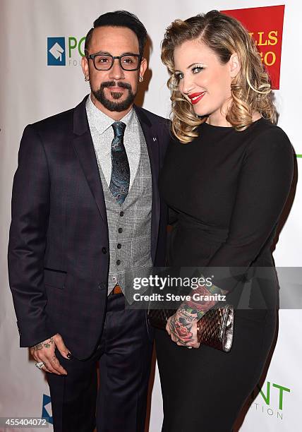 McLean and Rochelle Deanna Karidis arrives at the Point Foundation's Annual "Voices On Point" Fundraising Gala at the Hyatt Regency Century Plaza on...