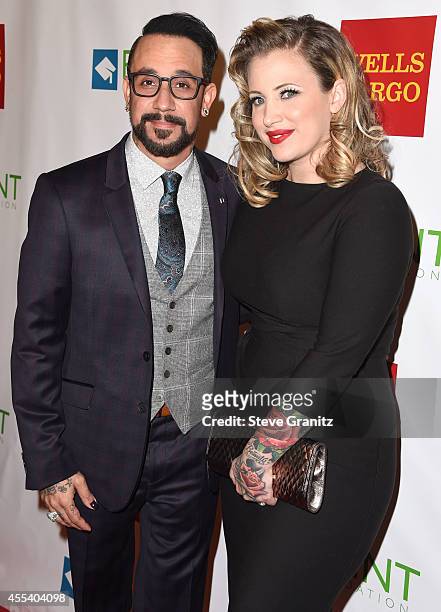 McLean and Rochelle Deanna Karidis arrives at the Point Foundation's Annual "Voices On Point" Fundraising Gala at the Hyatt Regency Century Plaza on...