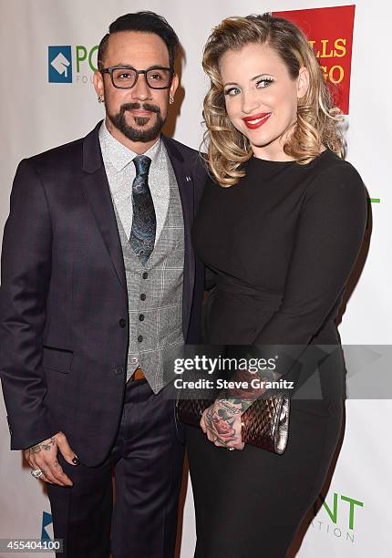 McLean and Rochelle Deanna Karidis arrives at the Point Foundation's Annual "Voices On Point" Fundraising Gala at the Hyatt Regency Century Plaza on...